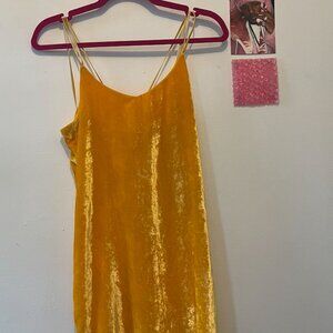 Zara Trafaluc Collection Yellow Minidress